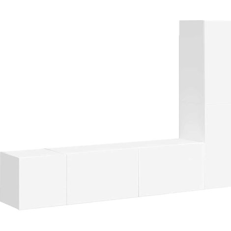 Maison Exclusive - Set de muebles de salón TV 3 piezas madera de (1/5)
