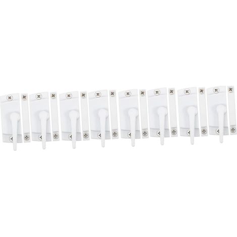 8ensembles Serrure à Sash Carrée Pour Fenêtres Et Portes Coulissantes De Sécurise Et Protège Votre Domicile Installation Facile Compatible Avec Fenêtres Verticales Et