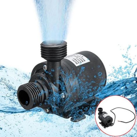 Pompe à eau submersible - - Ultra silencieuse - 800L/H - 12V - Moteur sans balais (1/5)