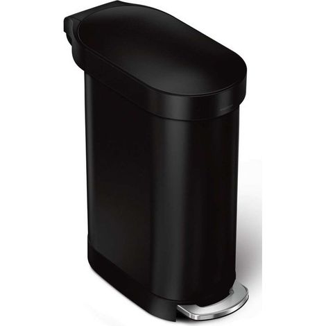 Simplehuman - Papelera 45 L, negro mate CW2098 (1/5)