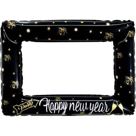 Cornice portafoto con palloncino in lamina, Capodanno, Anno Nuovo