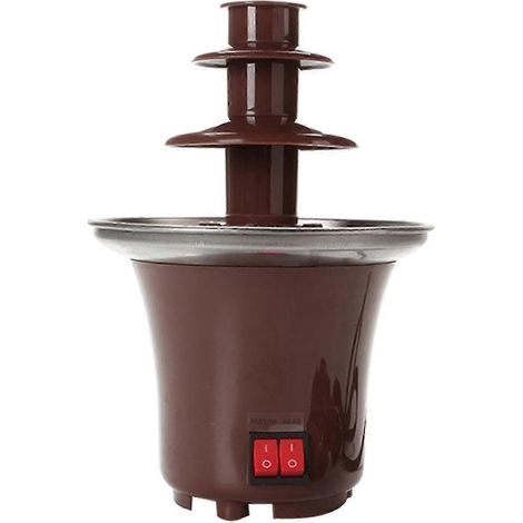 Mini fontaine à chocolat à 3 étages, facile à assembler, idéale pour les nachos et les barbecues. (1/5)