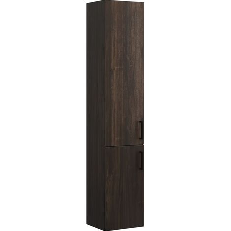 Armoire haute Burg Eqio en mélaminé 1760x350x320mm Marone D.Trüffel GR0234