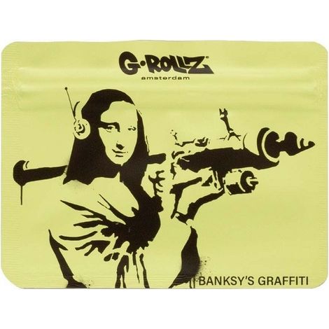 Banksys Mona Launcher Ziplock-Beutel 105x80mm