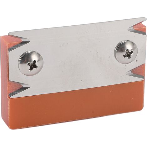 Racleur à bord bois acier droit angle débiteuse manuelle rebord colle PVC ABS mélamine ébavurage portable 6.5x4.5cm 60g (1/5)