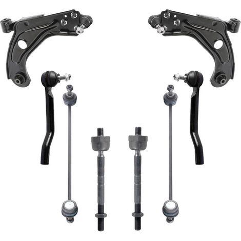 KIT BRACCIO OSCILLANTE 8 PEZZI COMPATIBILE CON PEUGEOT 308 II (LB, LP, LW, LH, L3) / Kit Sospensione Completo OE/OEM / Bracci Oscillanti + Testine Sterzo / Sostituzione Diretta OEM