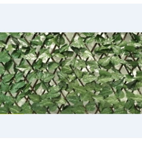 Arella Siepe Sintetica Artificiale 200x100 cm in Legno e Poliestere Verde
