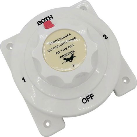 Sélecteur rotatif d'isolateur de batterie marine à trois positions 300AInterrupteur rotatif, compatible avec les circuits d'alimentation des camions, camping-cars et navires. (1/5)