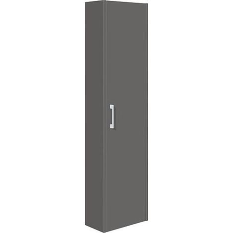 Armoire haute Séries MAA 1 porte graphite Hgl. butée droite 386x1500x206 mm (1/5)