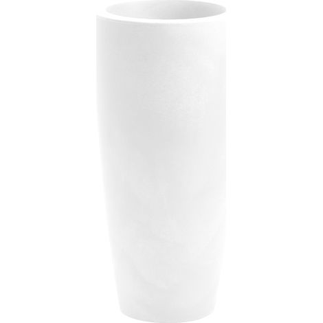Vaso tondo alto resina TALOS cm. 90 BIANCO