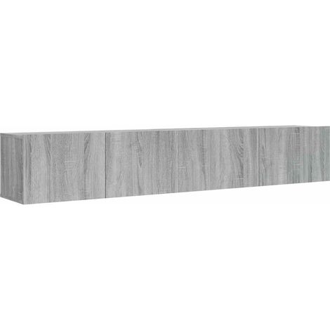 Maison Exclusive - Set Mobili Porta TV 2 pz Grigio Sonoma in Legno Multistrato (1/5)