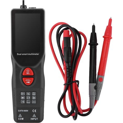 Multimètre numérique automatique UA6 avec écran LCD, mesure précise, testeur de courant automatique 400 V/400 A (1/5)