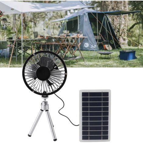 Kit de ventilador extractor solar de 10 W fabricado en silicio monocristalino con soporte, ideal para casetas de perros, gallineros, autocaravanas o invernaderos.