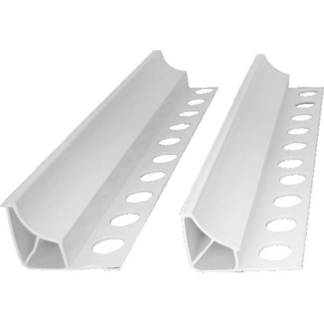 Sguscio in plastica 2,6 metri : Modello - H10MM BIANCO