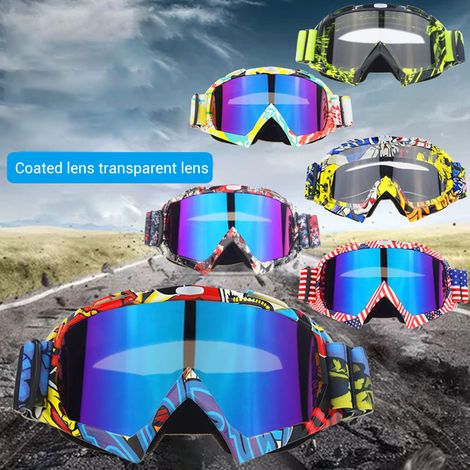 Lunettes de motocross, lunettes de protection coupe-vent pour moto, quad et motocross (1/5)