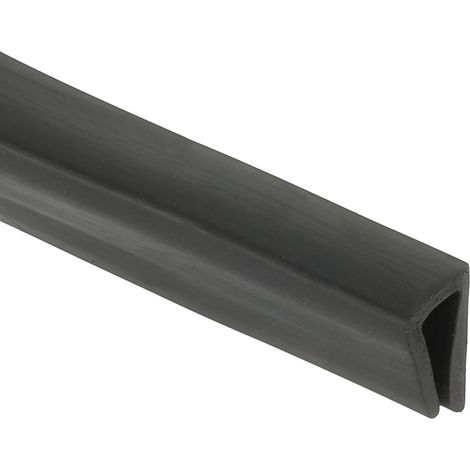 3/16" Bandeau En Caoutchouc Pour Bordure Protège-Bord Flexible Noir (1/5)