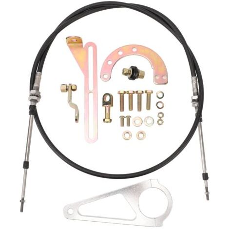 BUNTHAUS Kit de liaison de changement de vitesse de colonne de câble, haute résistance ACA 1804 pour Transmissions TH350 TH400 700R4 TH200 2004R 4L80E (1/5)