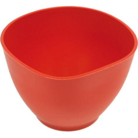 Tazón de yeso de caucho / rojo 130 x 95 mm Haromac