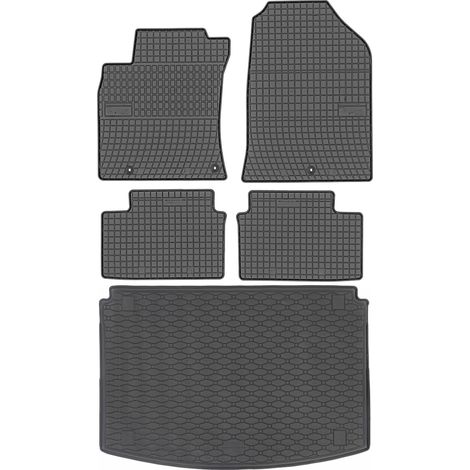 Hyundai i30 III Hatchback desde mayo de 2020. Juego de alfombrillas de goma para coche + alfombrilla para maletero. (1/5)