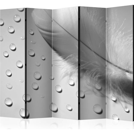 Paravento - White Feather II [Room Dividers] - 225x172 (1/4)