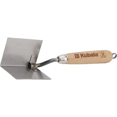 Edelstahl-Stuckkelle, Innenwinkel, 60 x 85 mm, Holzlinie - KB 5909 (1/4)