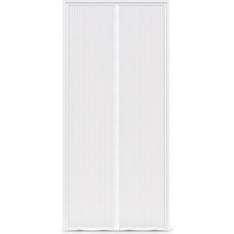 Magnetic Fly Screen Curtain without Drilling for Door White 120x210 cm (1/5)