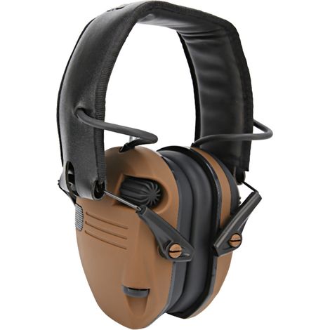 Casque antibruit pliable, protection auditive insonorisée pour le travail et la chasse (Jaune) (1/5)