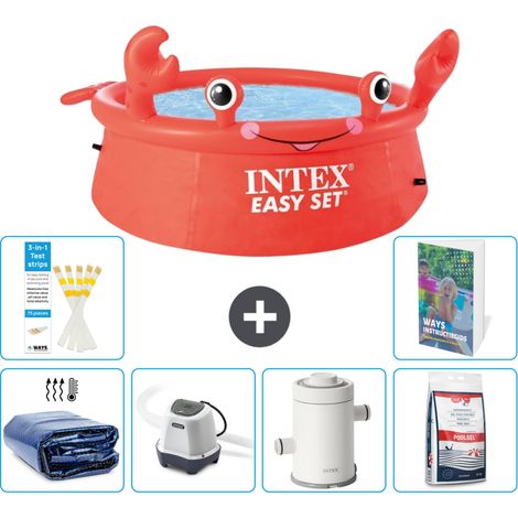 Intex Piscina Easy Set Rotonda - Granchio - 183x51 cm - 7-pezzi  S155