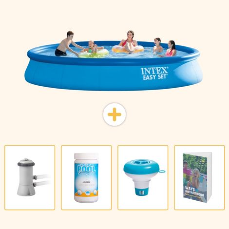 Intex Piscine Easy Set Ronde - 457x84 cm - 5-pièces SCB104 (1/5)