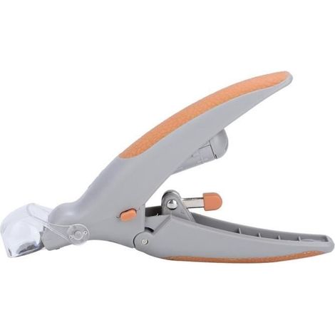 (Graue) Krallenschere – AIZ – Mit LED-Licht – Ergonomisch – Für Hunde – 5-fache Vergrößerung (1/4)