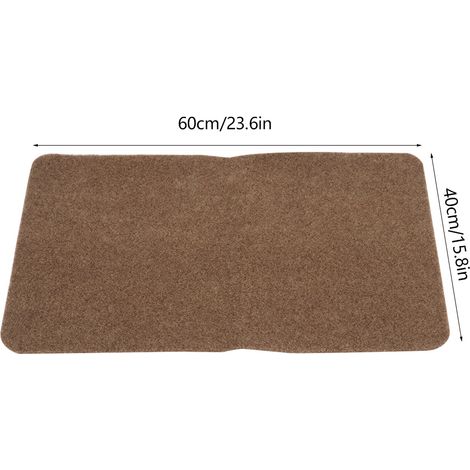 Tapis de sol antidérapant pour salle de bain, entrée et extérieur, résistant à l'usure, décoration intérieure, 40 x 60 cm (1/5)