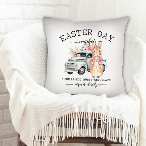 Housse de coussin pour décoration intérieure incolore pour Noël, anniversaire, la Fête des Pères, la Fête des Mères