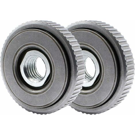 Meuleuses d'angle Bride de serrage rapide/verrouillage rapide/écrou à libération rapide M 14 pour toutes les meuleuses d'angle, 1/2 pièces pour meuleuse d'angle - Accessoires pour fixation et desserra (1/5)