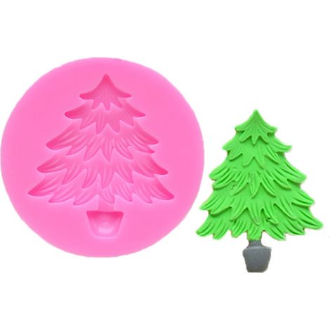Moule en silicone de Noël pour gâteau, chocolat et fondant, DIY décoratif multiple, moule à pâtisserie (19) (1/3)