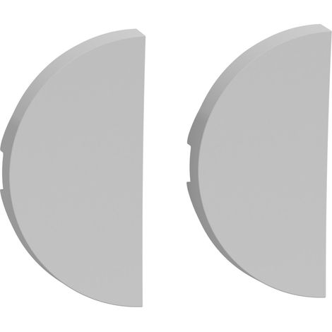 Odace Alu, enjoliveur seul double va-et-vient, double poussoir, vv + poussoir (S530614) (1/3)