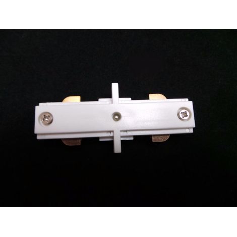 Connecteur Lineaire Rail Monophase - Blanc - SILUMEN (1/4)
