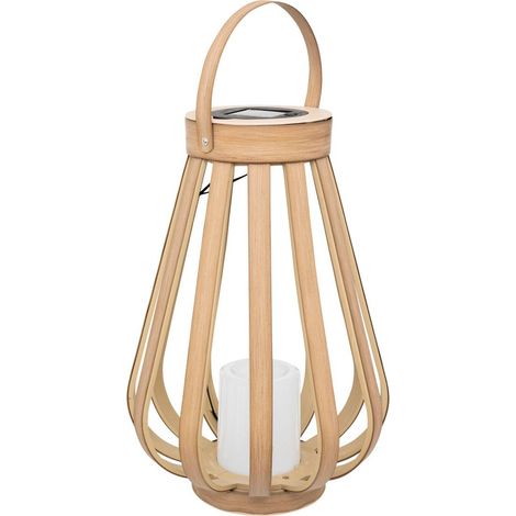 Lanterna solare aria beige h34,5cm - Atmosphera créateur d'intérieur (1/3)