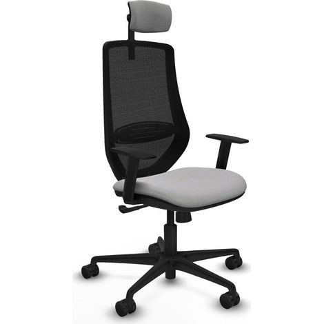 Piqueras-y-crespo Mardos Silla de oficina gris claro ergonómica (1/3)