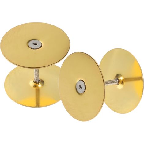Cache-trous de porte en acier inoxydable 67 mm, cache-loquet (1/5)
