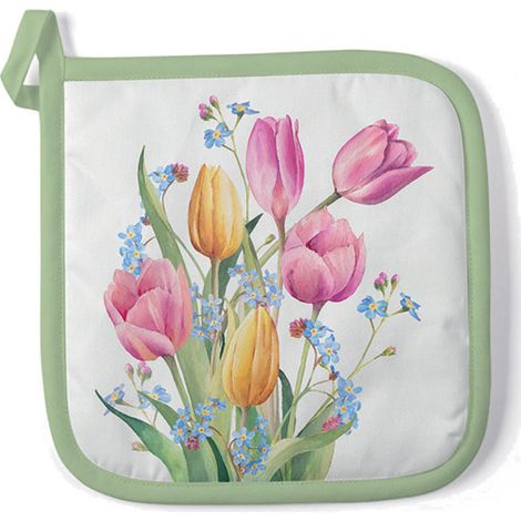 Manique de cuisine Bouquet de tulipes