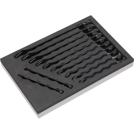 Sealey AK63263B Premier Black Combination Spanner Set 12pc
