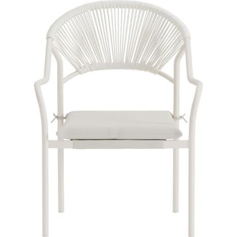 Paros chaise de jardin beige. (1/4)