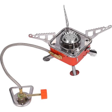 Poêle de Camping Pliable en Acier Inoxydable et Alliage d'Aluminium pour Randonnée (1/5)
