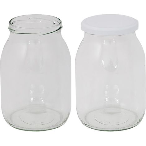 VASO VETRO 'BOCCACCIO' PER ALIMENTI TIPO 'STD' 1062 ml - imbocc. Ø 82 mm s/tappo GRUPPO VETRO SOMMA 12 PZ