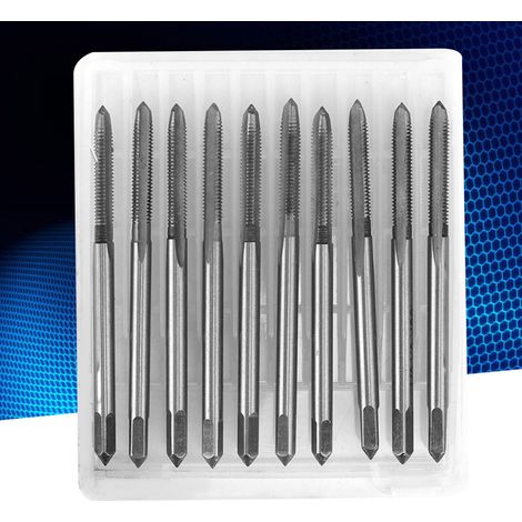 Taraud HSS de 10 mètres avec gorge de filetage droite, M3, M8, M10, M12, M3x0,5 (1/5)