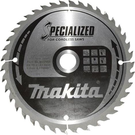 MAKITA B-32954 165 X 20 40T THIN CIRCULAR SAW