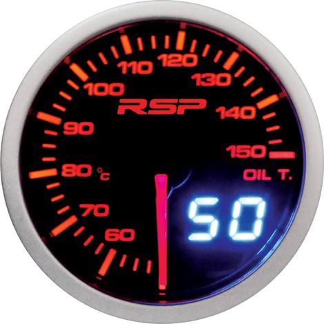 Manometre de temperature d huile a Led RSP - D.52mm (1/5)