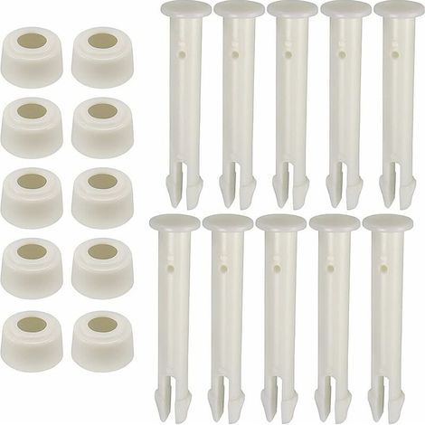 10 Pièces Goupilles en Plastique pour  Round Metal Frame Pools Pièces de Rechange pour Joints de Piscine pour Joints de Piscine,Remplacement de pièces de Rechange Joint Pins(6cm/2.36in)