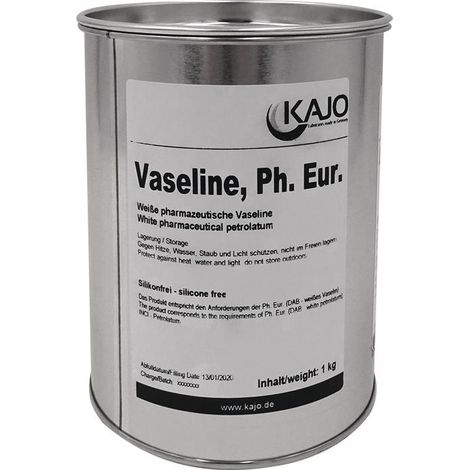 Vaseline 1kg weiß DAB10 (dt.Arzneimittelbuch) Dose KAJO (1/2)