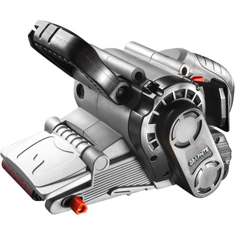 Ponceuse à bande 800 W, bande sans fin 75 x 457 mm, coffret de transport